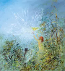 David Boyd, The Offering of Wings 1975, 1975, oil on canvas