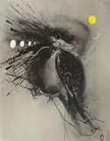 Kookaburra (1983) by Brett Whiteley, 1983, screenprint and offset lithography on paper, offered Jul 2014