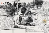 Brett Whiteley, Linfield Gardens (1978), 1978, scrennprint and offset lithography on paper