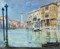 Arthur Streeton, Palaces in Sunlight (1908), 1908, oil on canvas