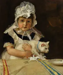 Tom Roberts, Miss Minna Simpson (1886), 1886, oil on canvas