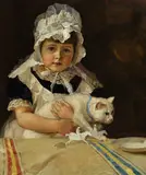 Tom Roberts, Miss Minna Simpson (1886), 1886, oil on canvas