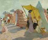 E. Phillips Fox, Morning on the Beach (circa 1909-1911), 1909-1911, oil on canvas