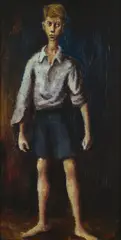 Russell Drysdale, Country Boy (1941), 1941, oil on board