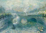 Eric Wilson, Bridge over the Liffey, Dublin 1939, 1939, oil on board