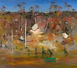Shoalhaven with River (1988) by Arthur Boyd, 1988, oil on canvas, offered May 2014