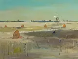 Wimmera Landscape (circa 1986) by Arthur Boyd, 1986, oil on canvas, sold May 2014