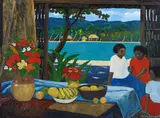 Fijian Harmony (View across the Lagoon) by Ray Crooke, oil on canvas, sold May 2014