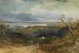Conrad Martens, View on the North Shore with the Parramatta River (circa 1855)