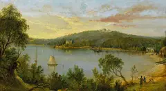 William Andrews, Double Bay, Sydney (1870), 1870, oil on canvas on board