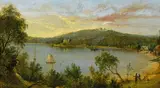 William Andrews, Double Bay, Sydney (1870), 1870, oil on canvas on board