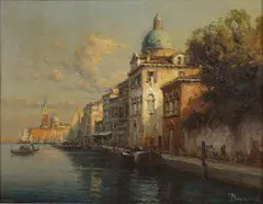 Antoine Bouvard, Venice, oil on canvas