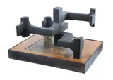 Margel Hinder, Model for Box Construction, circa 1982, 1982, synthetic polymer on plaster