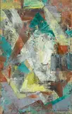 Frank Hinder, Minotaur 1972, 1972, oil on board