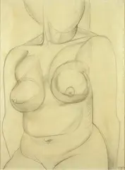 Frank Hinder, (Figure) 1936, 1936, pencil on paper