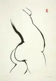 Towards Sculpture 8 (1977) by Brett Whiteley, 1977, lithograph, sold Apr 2014