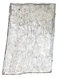 White Painting (2010) by Nyapanayapa Yununpingu, 2010, natural earth pigments on bark, offered Apr 2014
