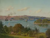 John Charles Allcot, Looking Towards Cremorne, Sydney Harbour, N.S.W