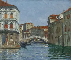 Venice by Will Ashton, oil on canvasboard, sold Apr 2014