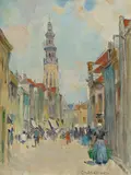 Charles Wheeler, (European street scene)