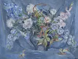 Sheila McCubbin, Flower Study, oil on canvas
