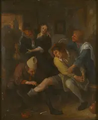 Jan Steen, The Village Surgeon, oil on board