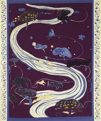 Brett Whiteley, Tapisserie d'Aubusson (manufacturer) RIVER (1976), 1976, wool and cotton
