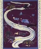 Tapisserie d'Aubusson (manufacturer) RIVER (1976) by Brett Whiteley, 1976, wool and cotton, sold Nov 2013