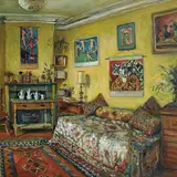 Margaret Olley, YELLOW ROOM, AFTERNOON (1990)