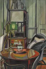 STUDIO INTERIOR by Roy De Maistre, oil on canvas, sold Nov 2013