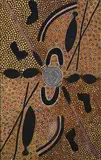 Kaapa Tjampitjinpa, IRRILYITYI (BUSH POTATO STORY) (1978) Irrilyilyi, synthetic polymer paint on canvas
