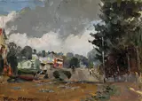 Walter Withers, WARRANDYTE (CIRCA 1908-1910), 1908-1910, oil on wood