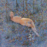 Lin Onus, ROBYN (1995), 1995, synthetic polymer paint on canvas