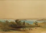 Conrad Martens, VIEW TO THE FORT, SYDNEY HARBOUR 1846