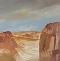CENTRAL AUSTRALIA 1988 by Sidney Nolan, 1988, oil on canvas, offered Nov 2013