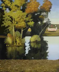 AFTER THE RAIN 2010 by David Keeling, 2010, oil on linen, sold Nov 2013