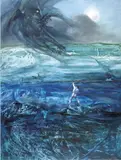James Gleeson, IN THE STYMPHALIAN SWAMP 1966