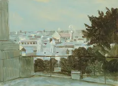 ROME (1975) by Ray Crooke, 1975, gouache, sold Oct 2013