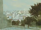 Ray Crooke, ROME (1975), 1975, gouache