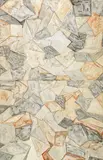 Robert Jacks, HUE AND CRY ZIG ZAG ROCK FACE, 3 1981, 1981, watercolour on paper