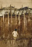 KELLY AND LANDSCAPE (CIRCA 1964) by Sidney Nolan, 1964, oil on paper on board, offered Oct 2013