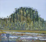 Fred Williams, HANGING ROCK (1976,1980), 1976, oil on canvas