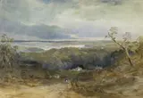 Conrad Martens, VIEW ON THE NORTH SHORE WITH THE PARRAMATTA RIVER (CIRCA 1855)