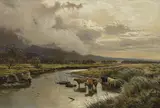 Sidney Percy, THE ARTRO AT LLANBEDR 1885, 1885, oil on canvas