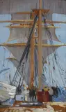 Violet Teague, BARQUE ‘C.B. PEDERSEN’ (1935), 1935, oil on board