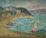 Charles Angrand, LE PETIT PORT (1907), 1907, oil on canvas