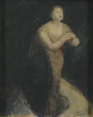 William Dobell, MISS DOROTHY HELMRICH (1940), 1940, oil on composition board