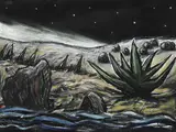 Peter Booth, DRAWING (STARS AND RIVER) 2000, 2000, pastel on paper