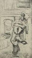 COAL DELIVERY (1955-1956) by Fred Williams, 1955-1956, etching and drypoint, sold Jun 2013