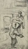 Fred Williams, COAL DELIVERY (1955-1956), 1955-1956, etching and drypoint